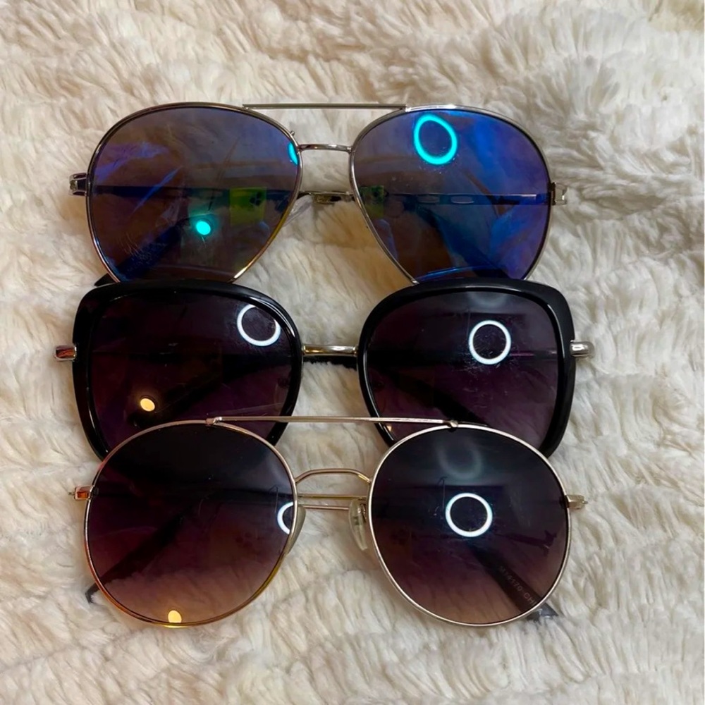 3 pairs sunglasses